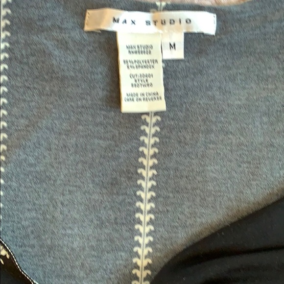 EUC Max Studio black/cream dress, size medium. - Picture 3 of 3